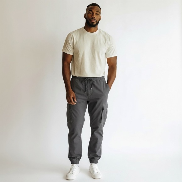 No Boundaries Other - No Boundries Cotton Cargo Jogger NWT LARGE